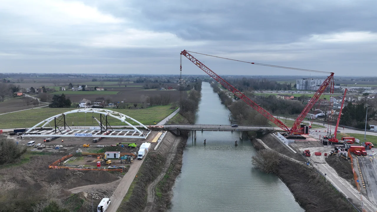 Installazione ponte di Trecenta (RO) - 4