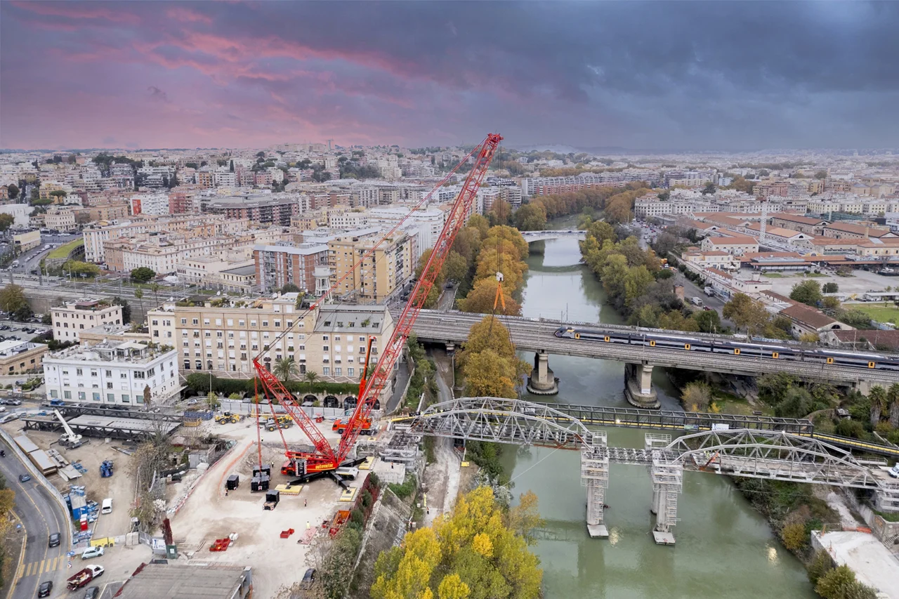 Smantellamento Ponte dell’Industria sul Tevere - 4