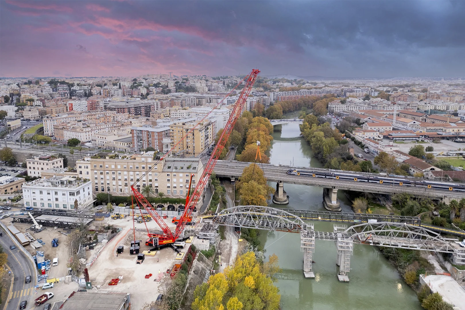 Smantellamento Ponte dell’Industria sul Tevere