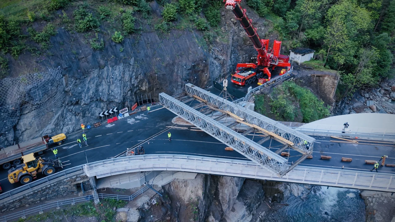 Smantellamento di un ponte in Val D’Aosta! - 4