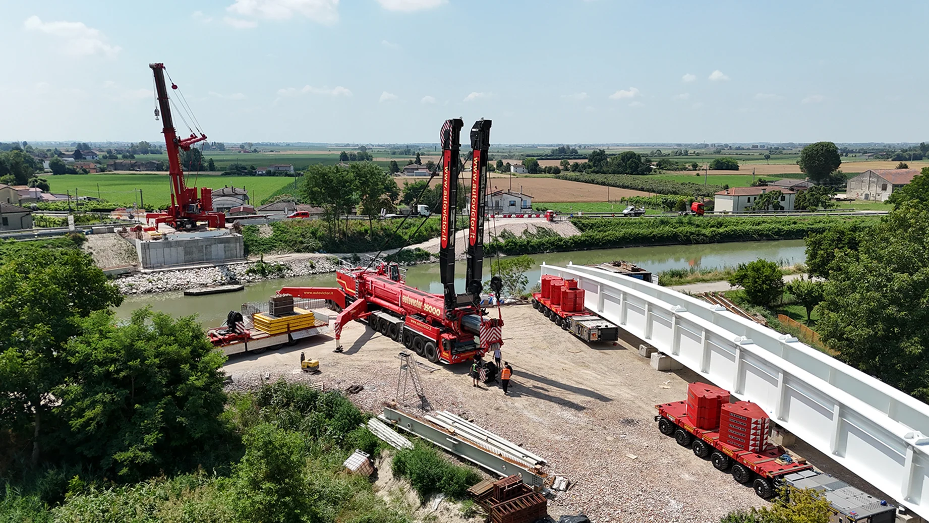 Installazione Ponte “Calà del Moro” Bagnolo di Po - 6