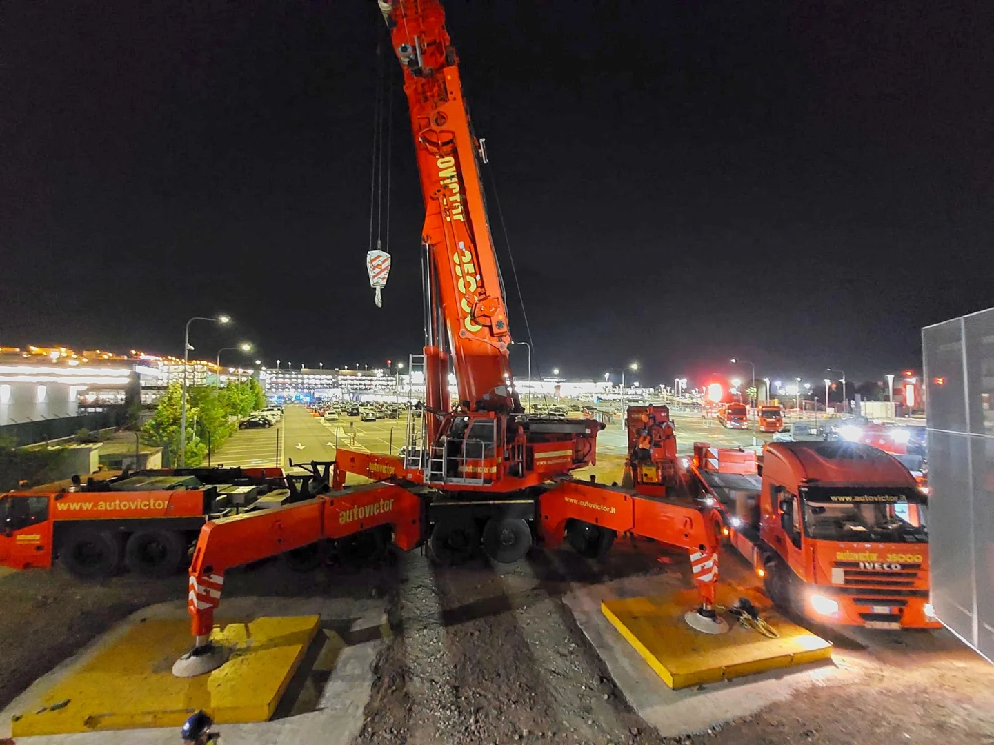 Passerella da 108 tonnellate a Milano Linate | Autovictor - 7