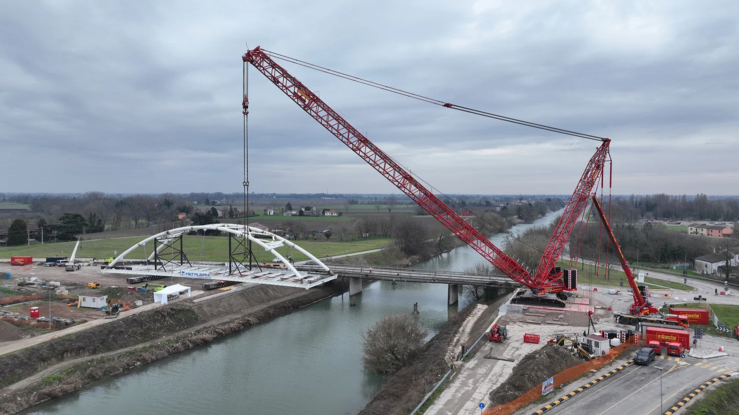 Installazione ponte di Trecenta (RO) - 2