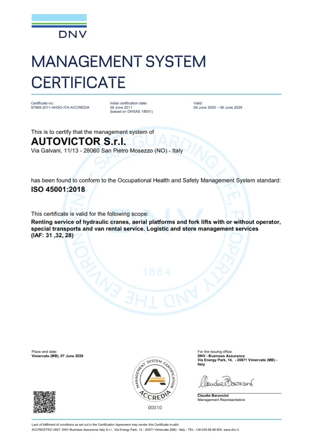 Health and Safety Certificate